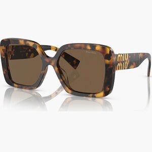 Miu Miu Brown Tortoise Sunglasses